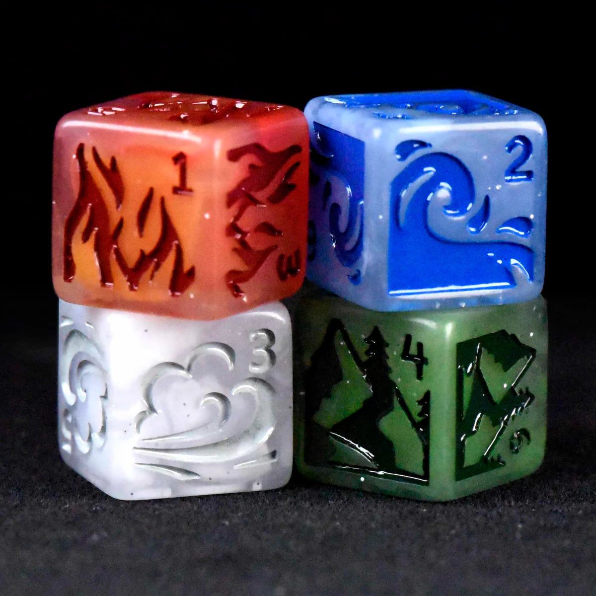 DND Dice D6 Set(4): Forces of Nature | Dragon's Lair Comics and Fantasy Houston TX