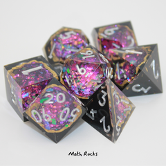 Game Habit Sharp-Edge Wave 3 Geode Dice | Dragon's Lair Comics and Fantasy Houston TX
