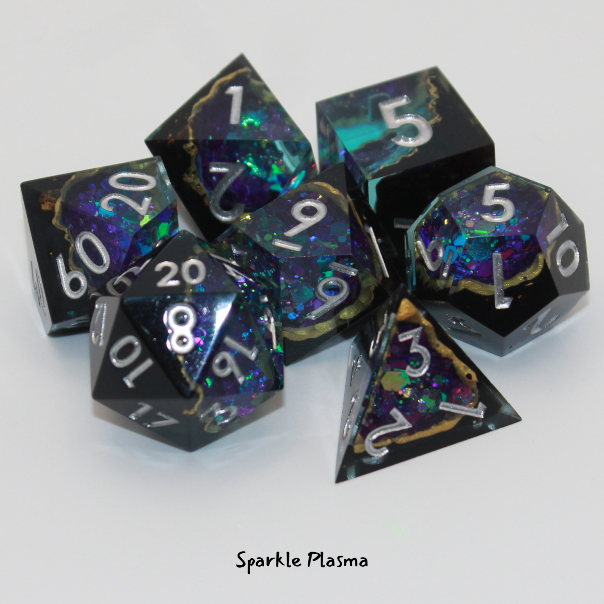Game Habit Sharp-Edge Wave 3 Geode Dice | Dragon's Lair Comics and Fantasy Houston TX