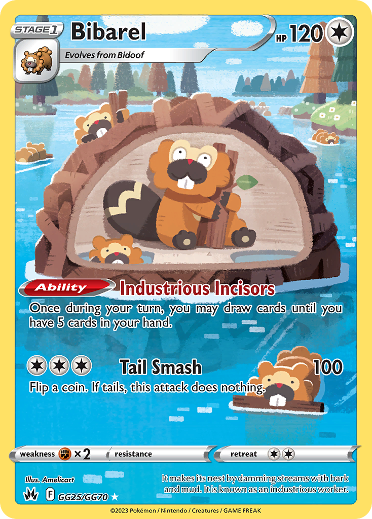 Bibarel (121/172) [Prize Pack Series Two] | Odin's Place