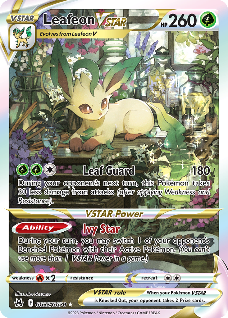 Leafeon VSTAR (SWSH195) [Prize Pack Series Two] | Odin's Place