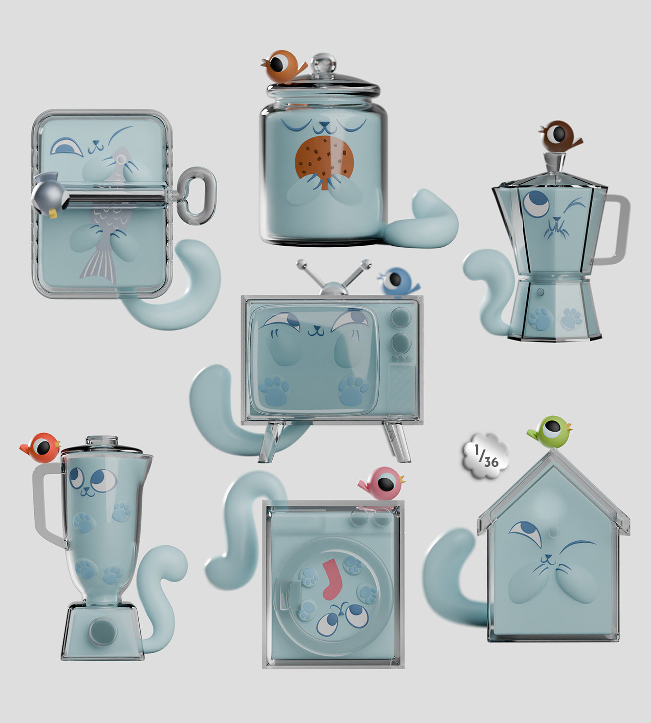 Ghost Cat Blind Box | Dragon's Lair Comics and Fantasy Houston TX