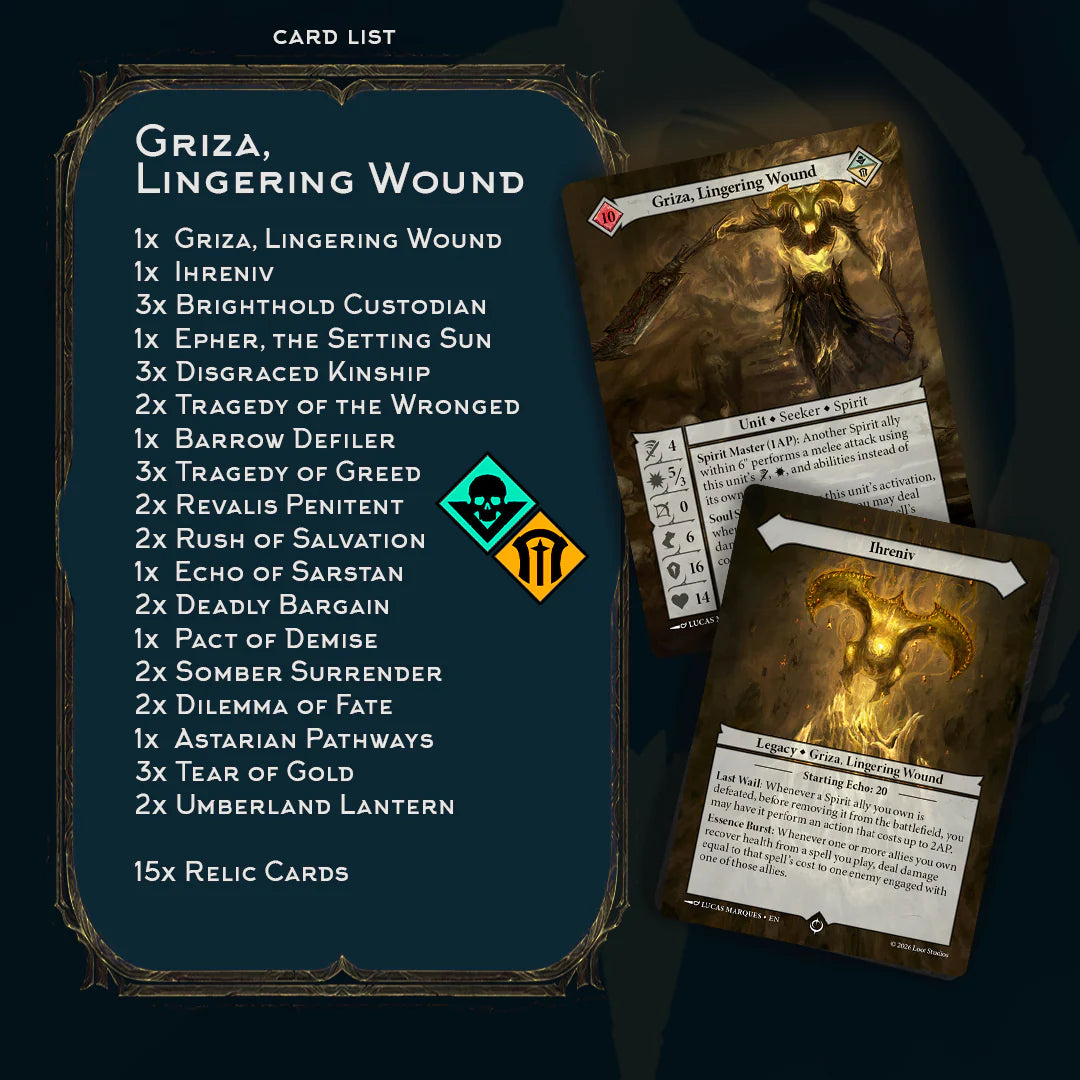 Malediction - Seeker Deck - Griza, Lingering Wound | Odin's Place