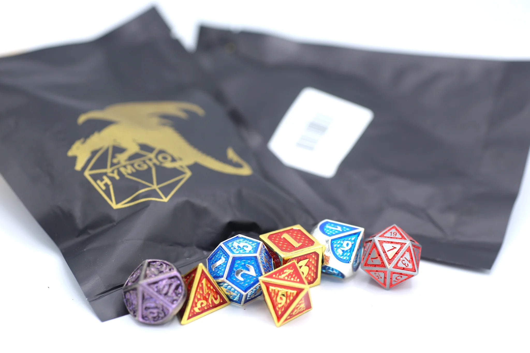 HYMGHO - Mystery Pack Full set Non-matching Solid Metal Dice | Dragon's Lair Comics and Fantasy Houston TX