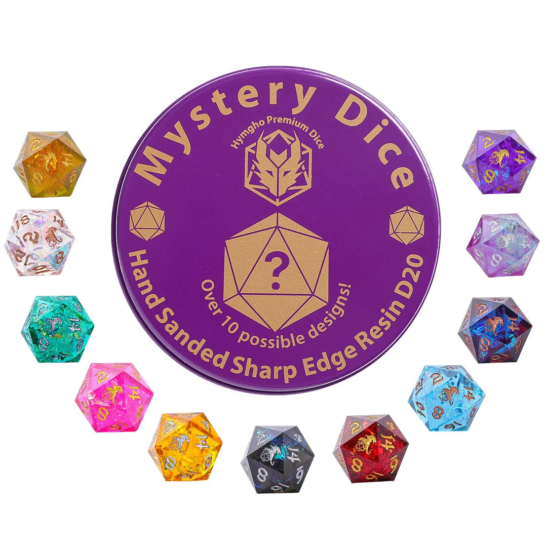 HYMGHO - Quest's Reward Mystery Dice - Sharp Resin D20s | Dragon's Lair Comics and Fantasy Houston TX
