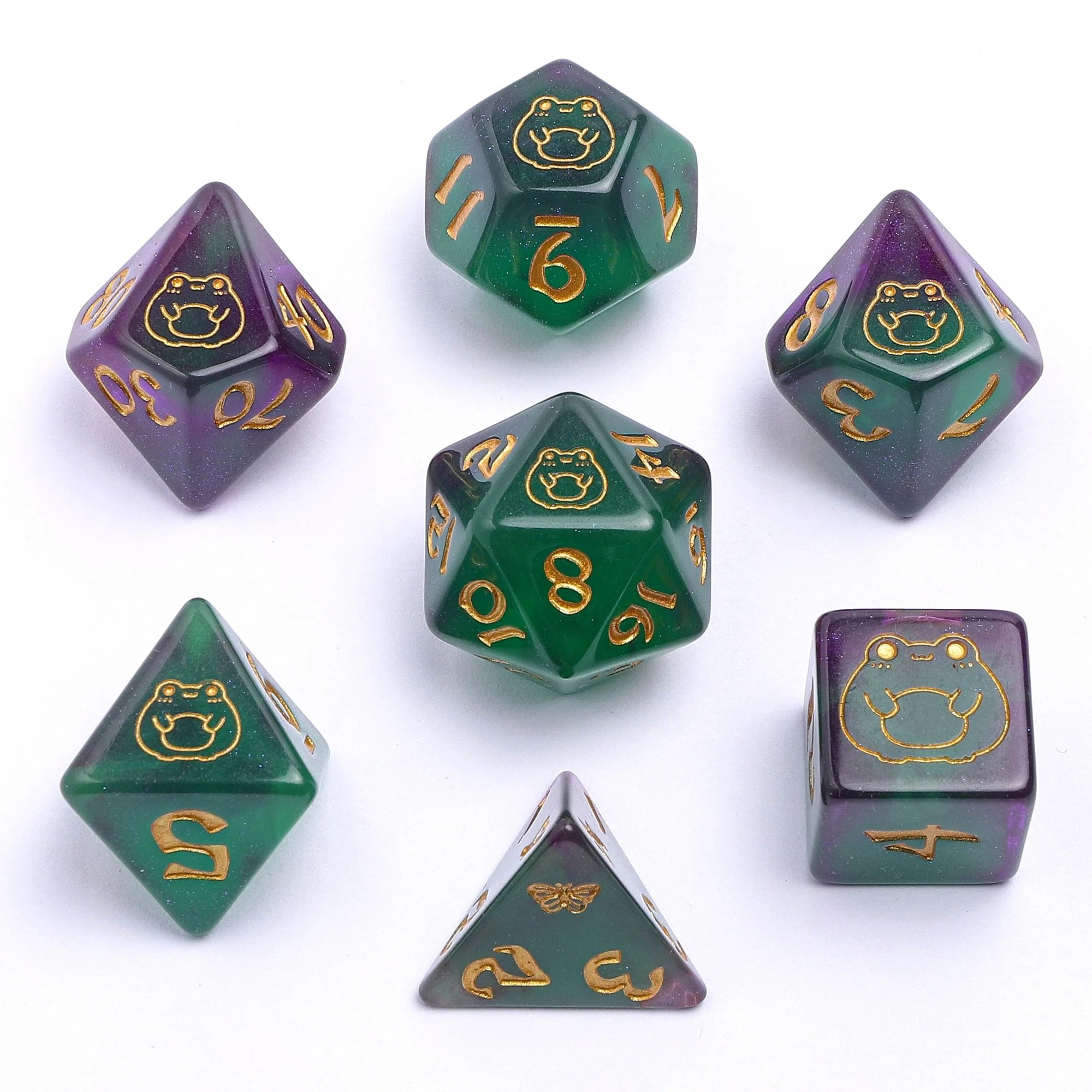HYMGHO - Wyrmforged Rollers Round Edge Resin RPG Dice Sets | Dragon's Lair Comics and Fantasy Houston TX