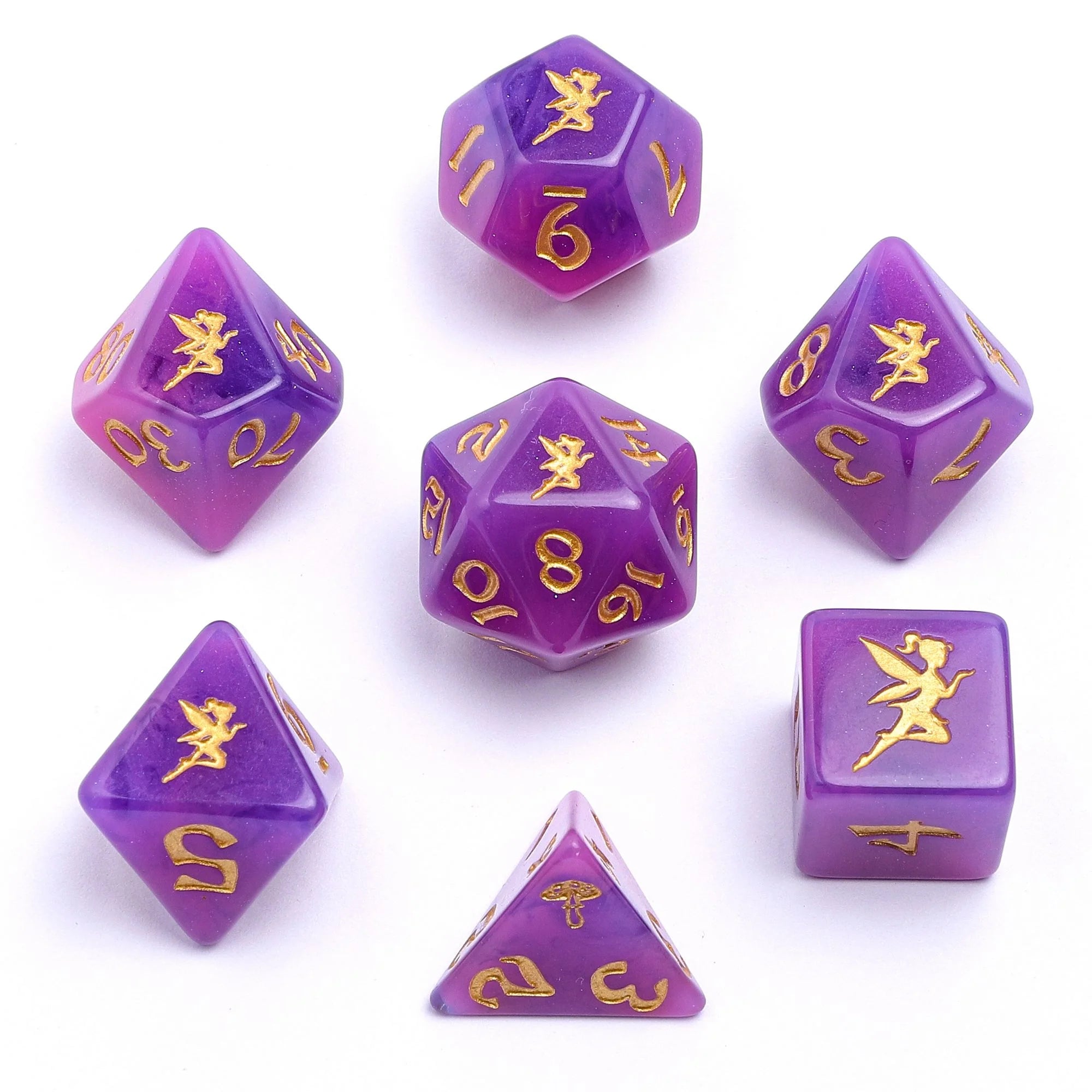 HYMGHO - Wyrmforged Rollers Round Edge Resin RPG Dice Sets | Dragon's Lair Comics and Fantasy Houston TX