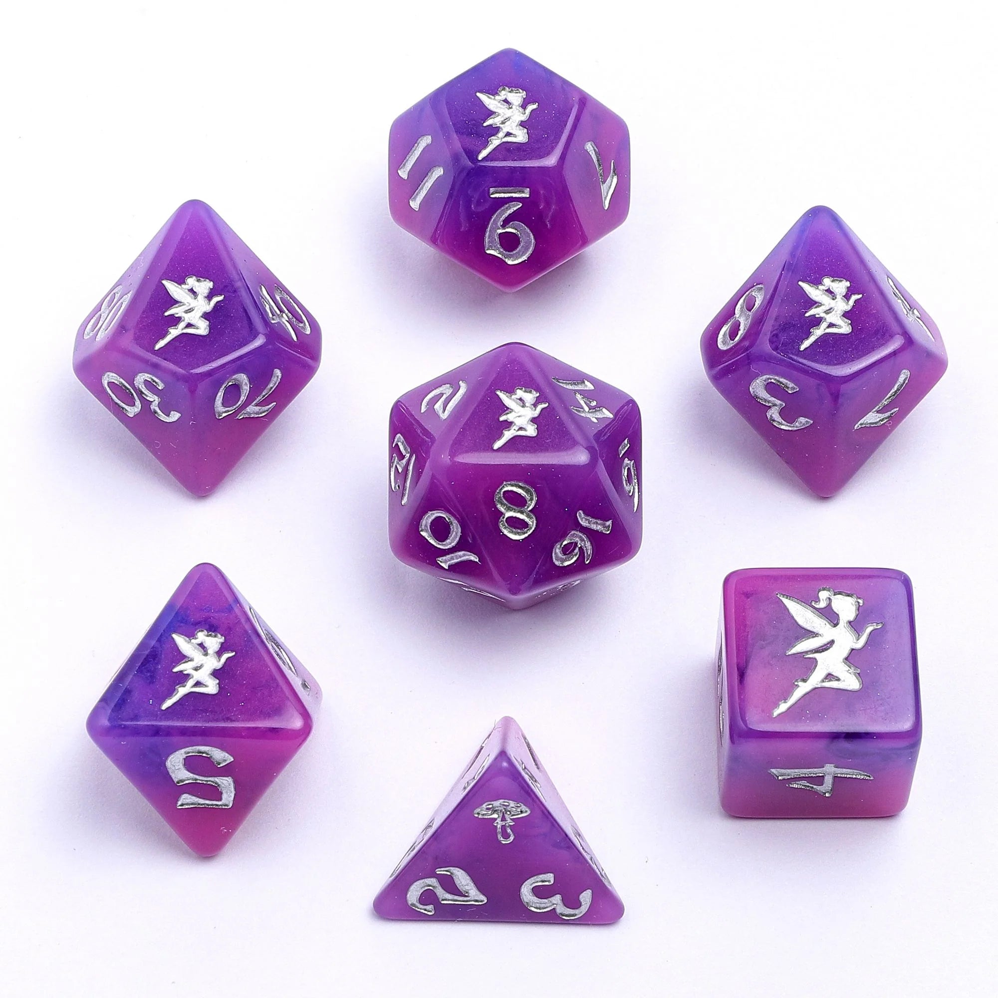 HYMGHO - Wyrmforged Rollers Round Edge Resin RPG Dice Sets | Dragon's Lair Comics and Fantasy Houston TX