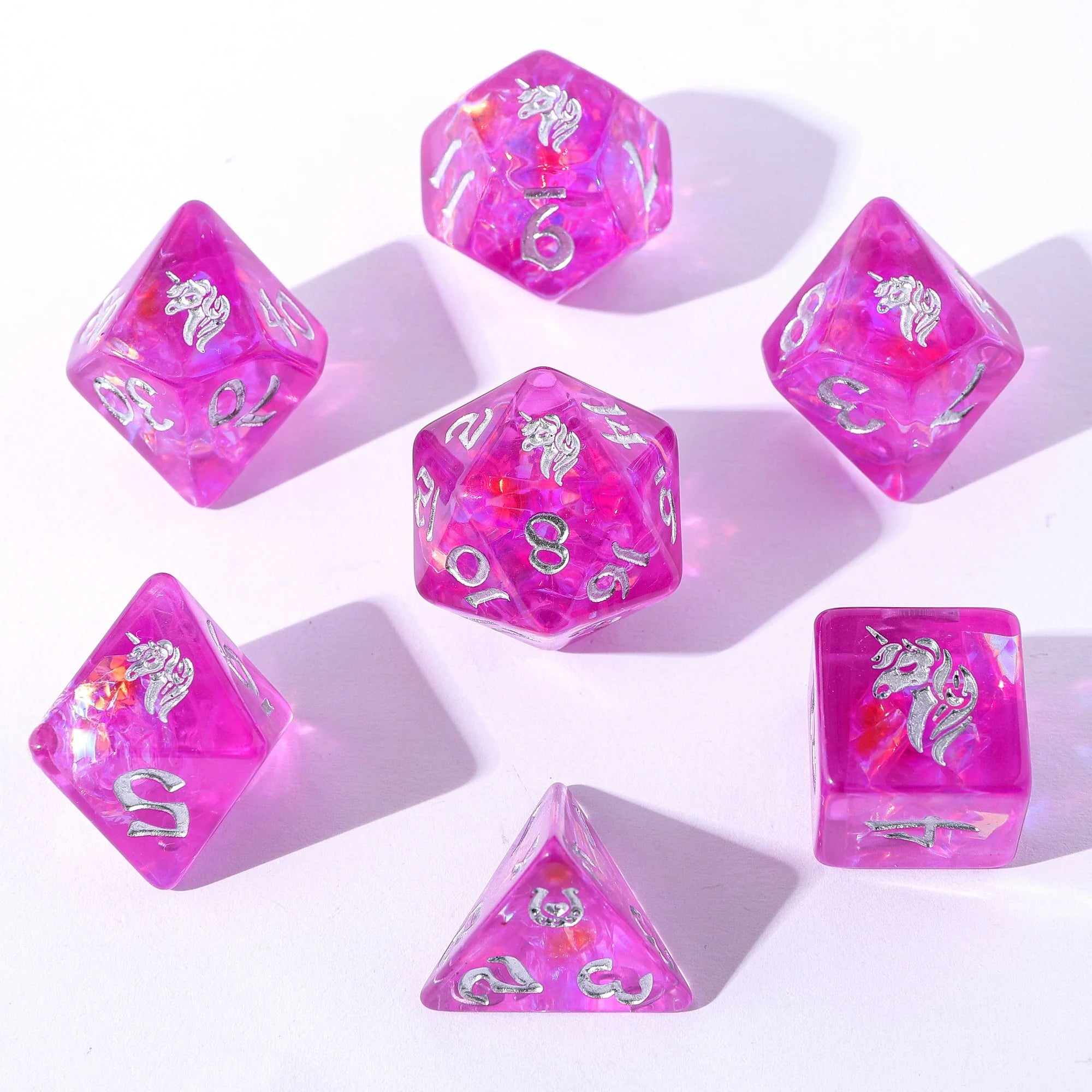 HYMGHO - Wyrmforged Rollers Round Edge Resin RPG Dice Sets | Dragon's Lair Comics and Fantasy Houston TX