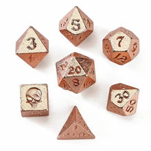 HYMGHO - Unseelie Mini Metal RPG Dice Set - Rose Gold | Odin's Place