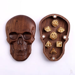 HYMGHO - Black Walnut Skull Gaming Accessory Case | Dragon's Lair Comics and Fantasy Houston TX