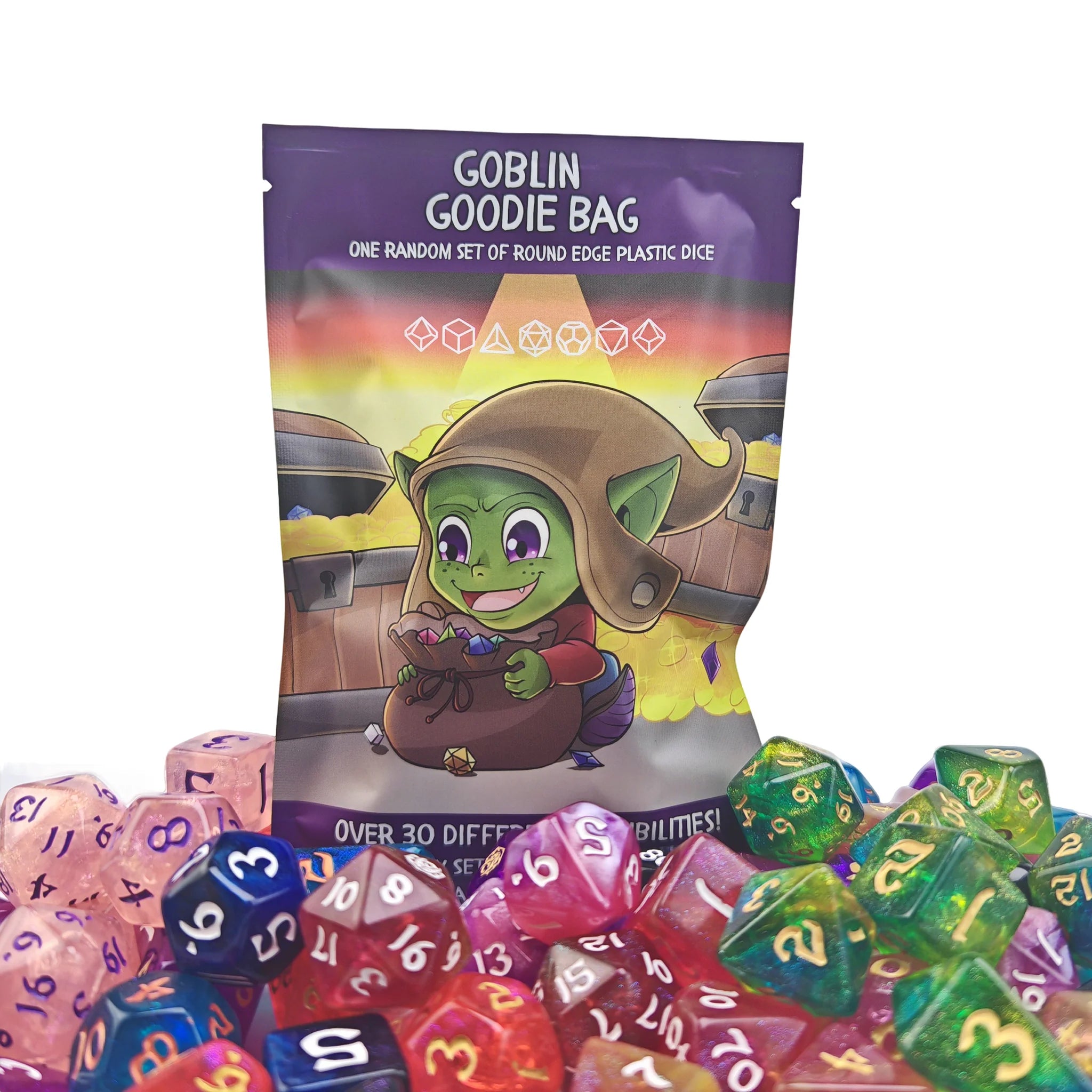 HYMGHO - Goblin Goodie Bag - Random set of Wyrmforged dice | Odin's Place