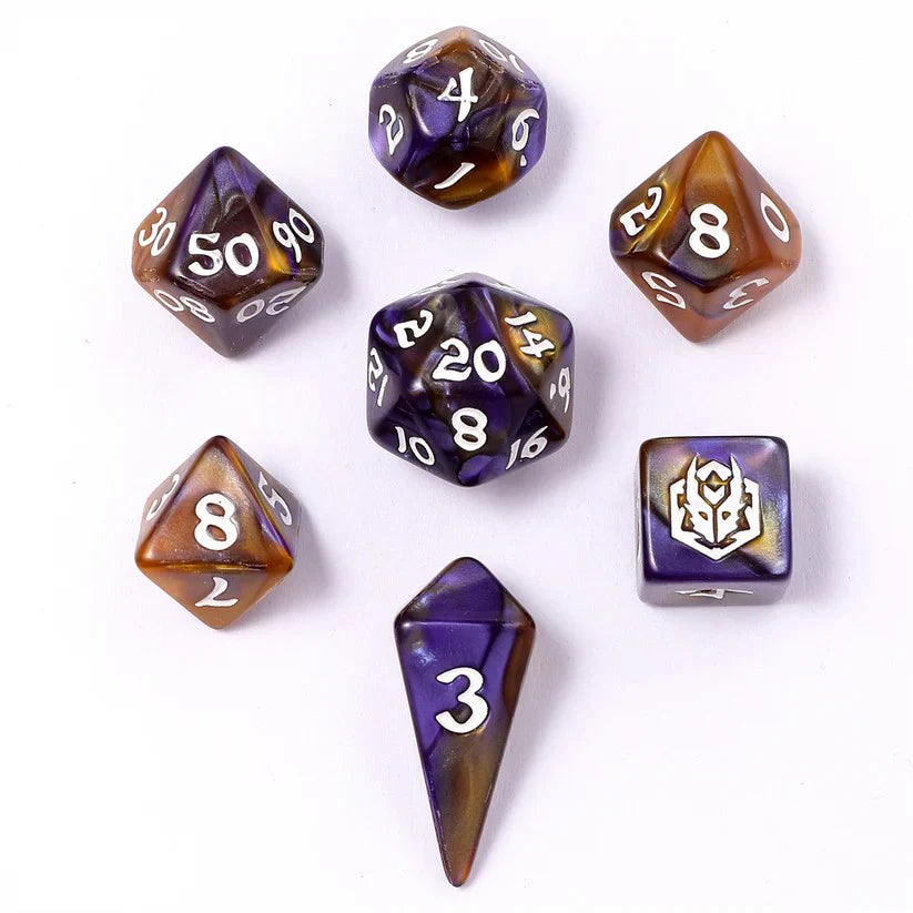 HYMGHO - Mini Polymer RPG Dice Set - Magister Robes | Odin's Place