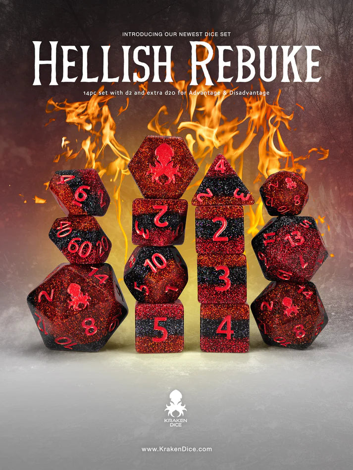 Kraken Dice - Glitter Sets | Dragon's Lair Comics and Fantasy Houston TX
