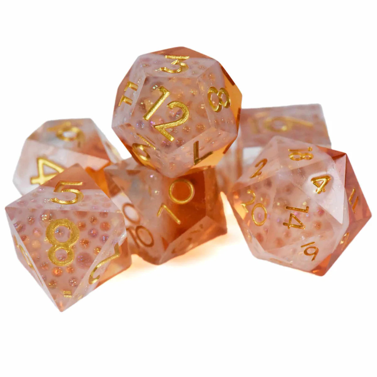 DND Dice Poly 7 Dice Set: Hold My Beer (Handmade) | Dragon's Lair Comics and Fantasy Houston TX