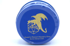 HYMGHO - Quest's Reward Mystery Dice - Solid Metal D20s | Dragon's Lair Comics and Fantasy Houston TX