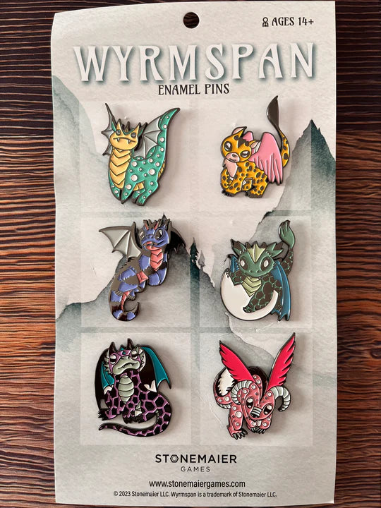 Wyrmspan Enamel Pins | Dragon's Lair Comics and Fantasy Houston TX