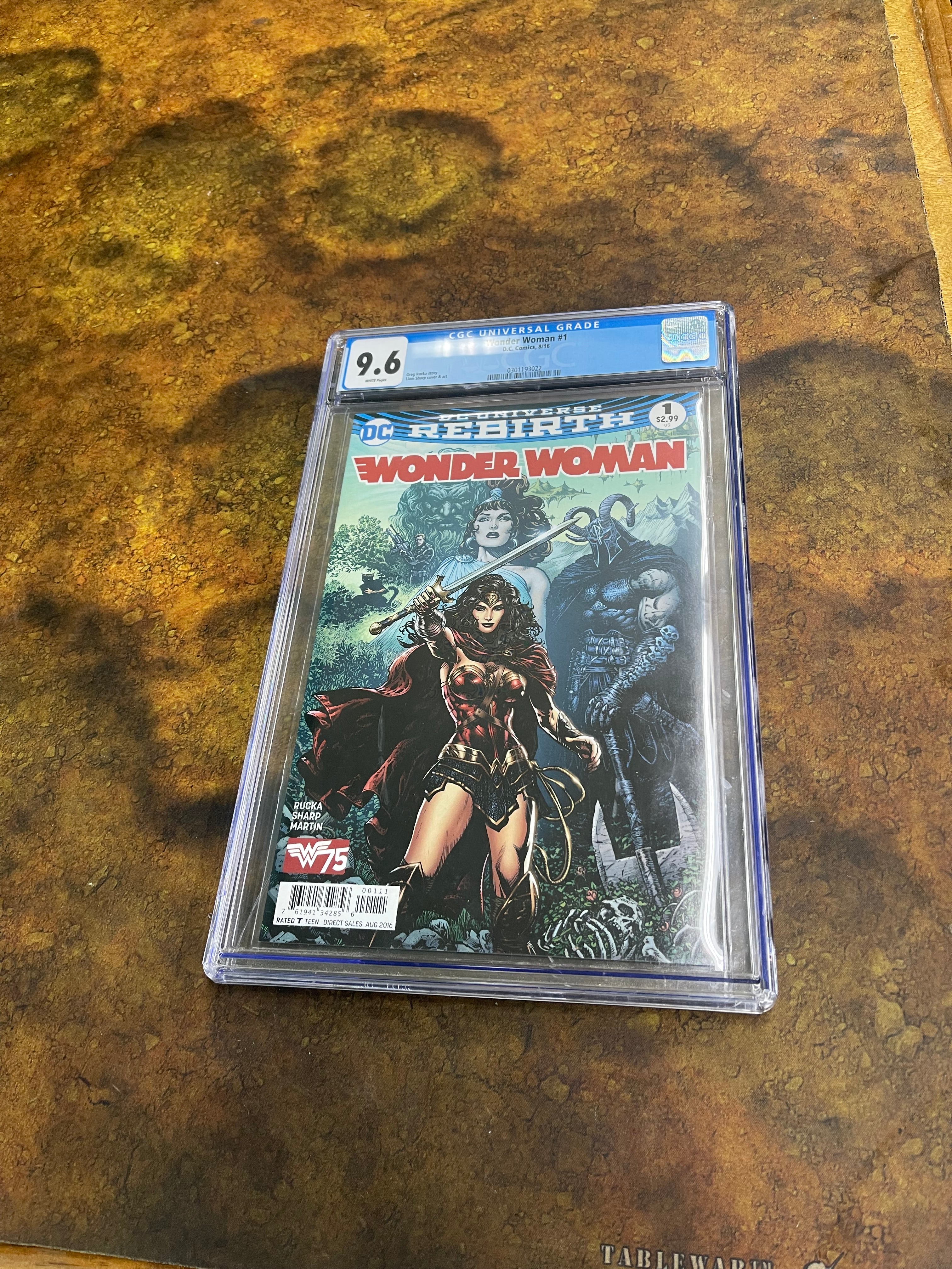 Wonder Woman #1 2016 CGC 9.6 | Dragon's Lair Comics and Fantasy Houston TX