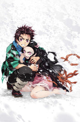 Poster: Demon Slayer - Tanjiro & Nezuko - Snow | Odin's Place