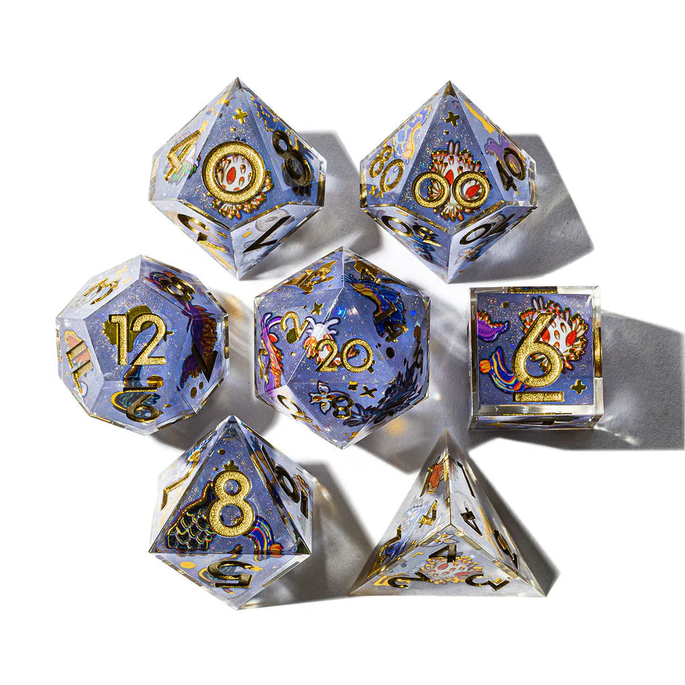 Dispel Dice Send Me Nudis Sharp Poly 7 Set | Odin's Place