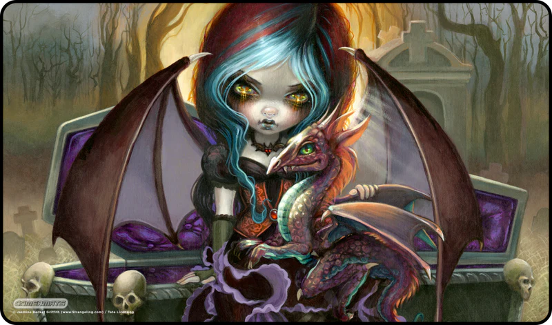 Gamermats Playmat: Griffith Vampire Dragonling by Jasmine Becket | Dragon's Lair Comics and Fantasy Houston TX