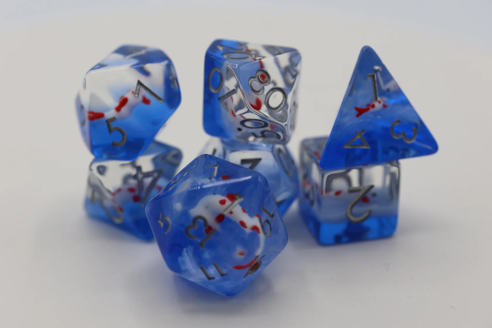 Foam Brain Koi Pond Poly 7 Dice Set | Odin's Place