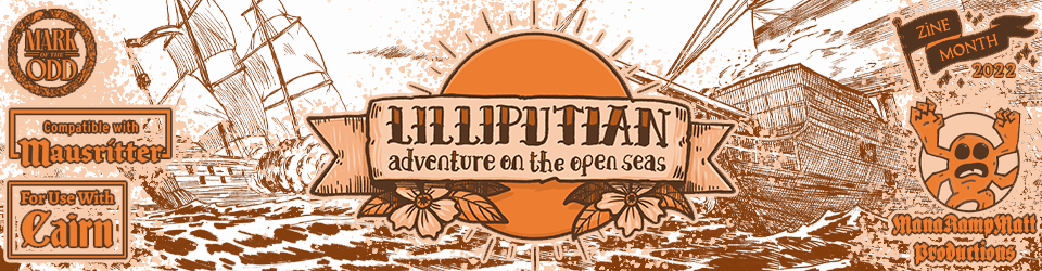 Liliputian: adventure on the high seas RPG Core Rulebook | Dragon's Lair Comics and Fantasy Houston TX