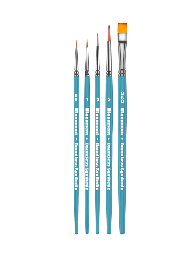 Monument Hobbies Dauntless Synthetic Brush Set | Dragon's Lair Comics and Fantasy Houston TX