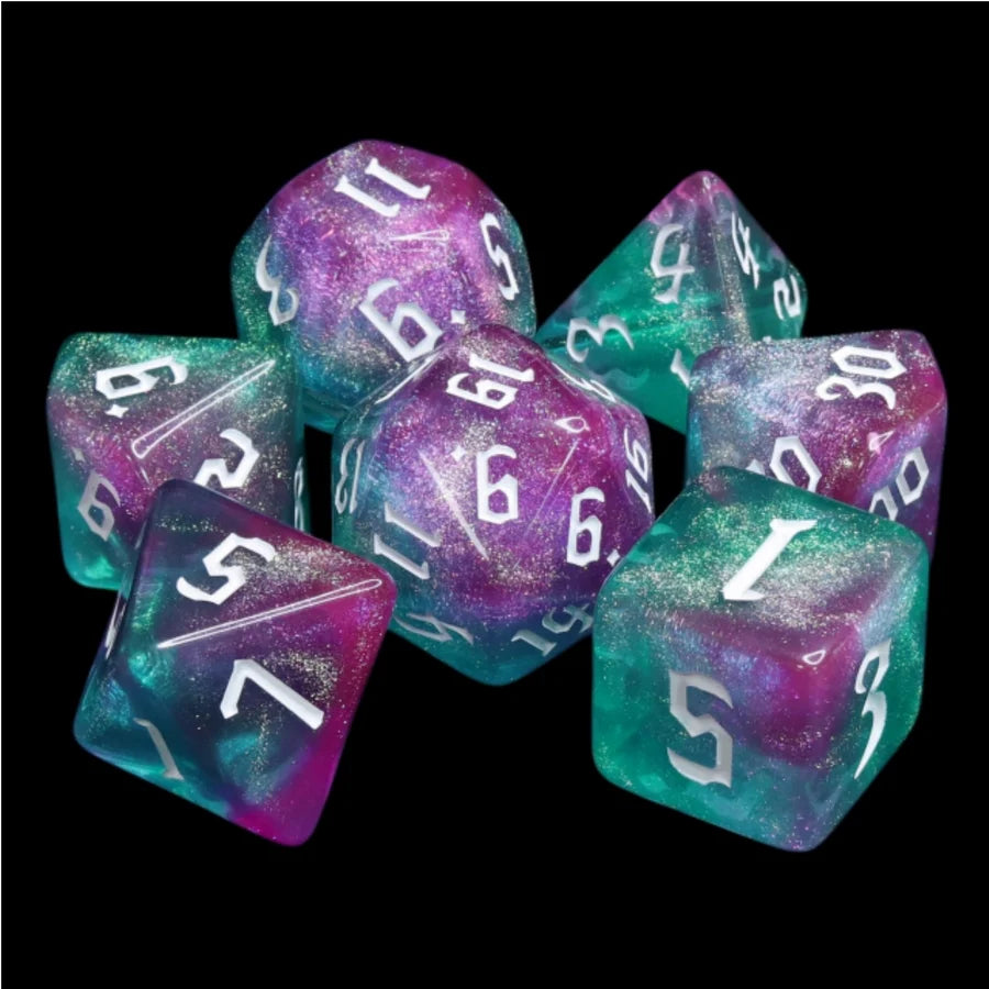 Foam Brain Magic Wand Poly 7 Dice Set | Dragon's Lair Comics and Fantasy Houston TX
