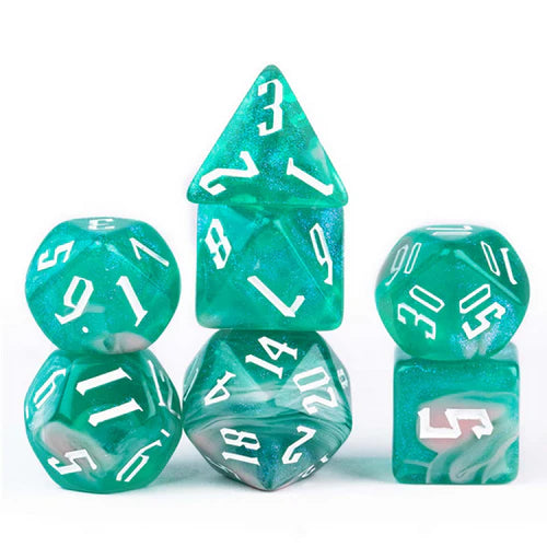 Foam Brain Magician's Wave Poly 7 Dice Set | Odin's Place