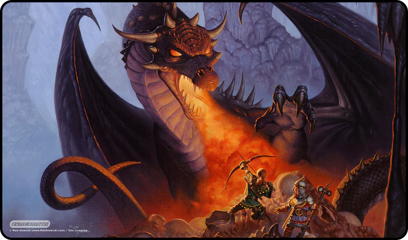 Gamermats Playmat: Dragons Lair by Matt Stawicki | Dragon's Lair Comics and Fantasy Houston TX