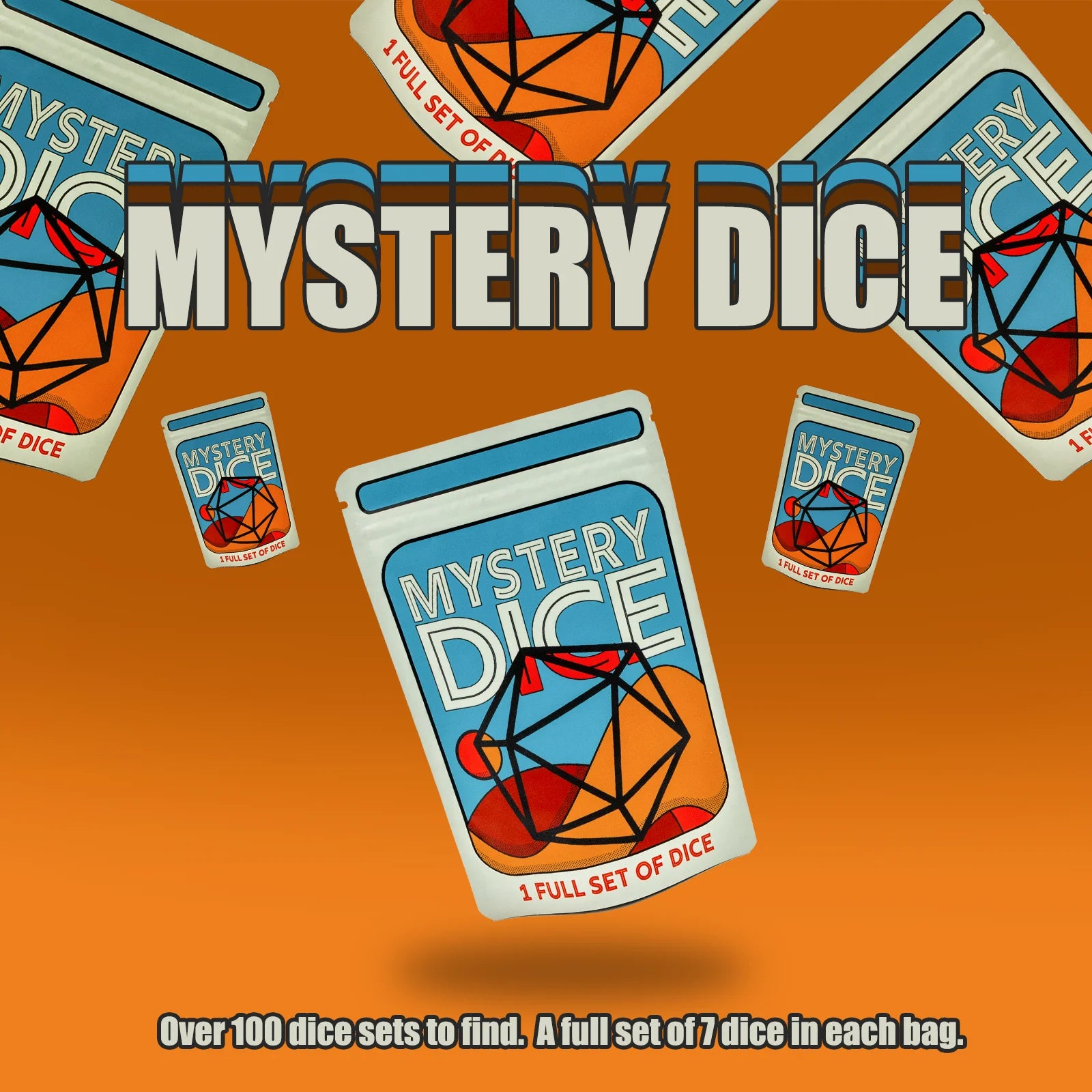 DO NOT USE - 1985 Mystery Dice Set NEEDS COST PER ITEM VERIFICATION-CA | Dragon's Lair Comics and Fantasy Houston TX
