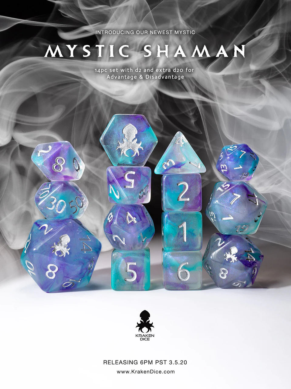 Kraken Dice - Mystic Sets | Dragon's Lair Comics and Fantasy Houston TX