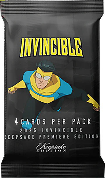2025 Invincible Keepsake Premiere Hobby Edition Trading Cards PACK | Dragon's Lair Comics and Fantasy Houston TX