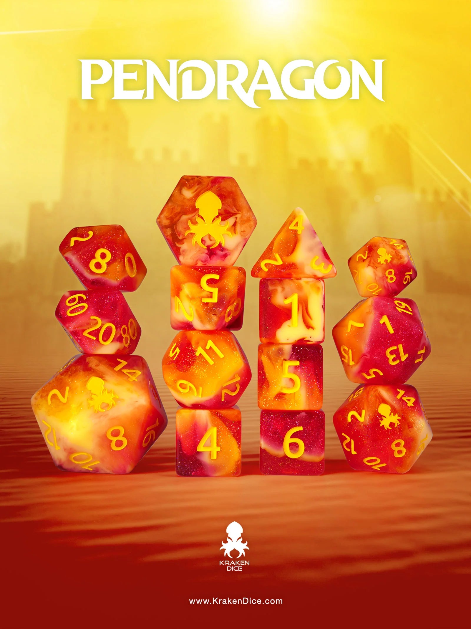 Kraken Dice - 14pc Dice Sets | Dragon's Lair Comics and Fantasy Houston TX