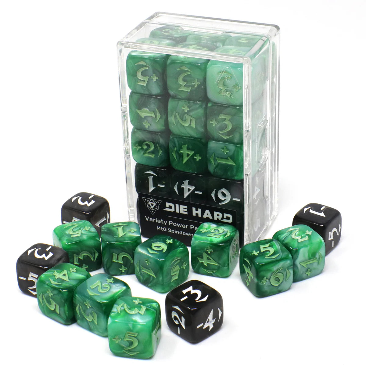 Die Hard Dice MtG Spindown Counters - Variety Power Pack - Green | Dragon's Lair Comics and Fantasy Houston TX
