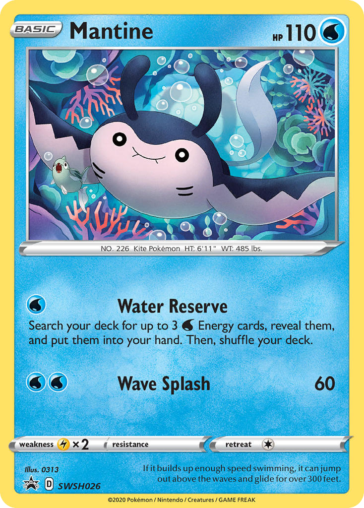 Mantine (SWSH026) [Sword & Shield: Black Star Promos] | Odin's Place