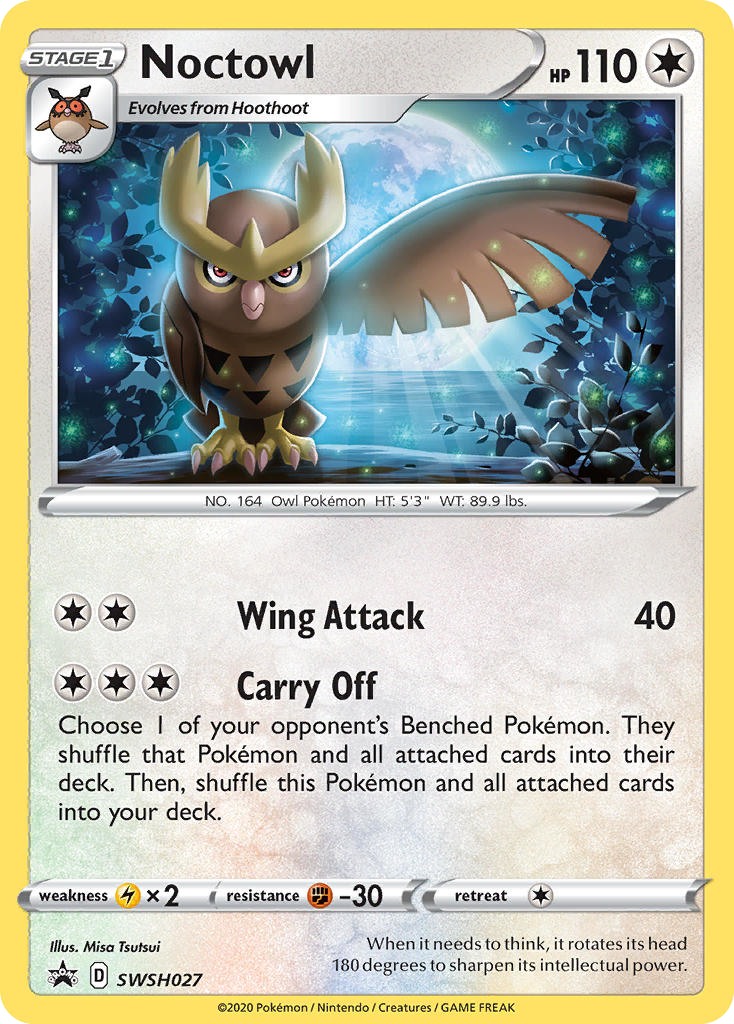 Noctowl (SWSH027) [Sword & Shield: Black Star Promos] | Odin's Place