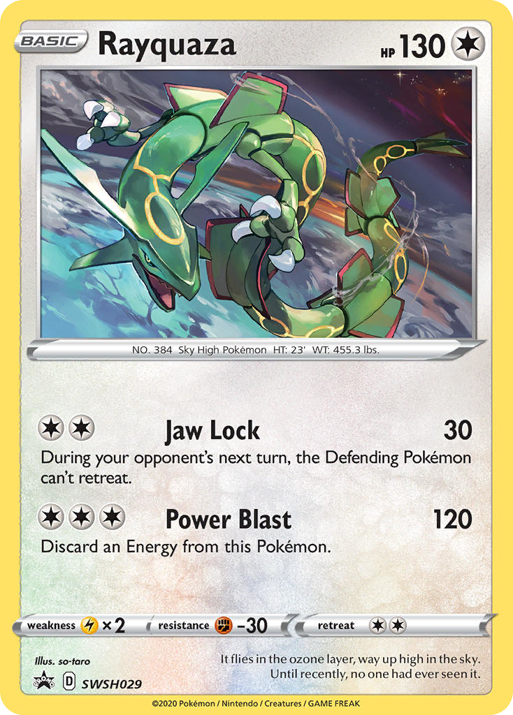 Rayquaza (SWSH029) [Sword & Shield: Black Star Promos] | Odin's Place