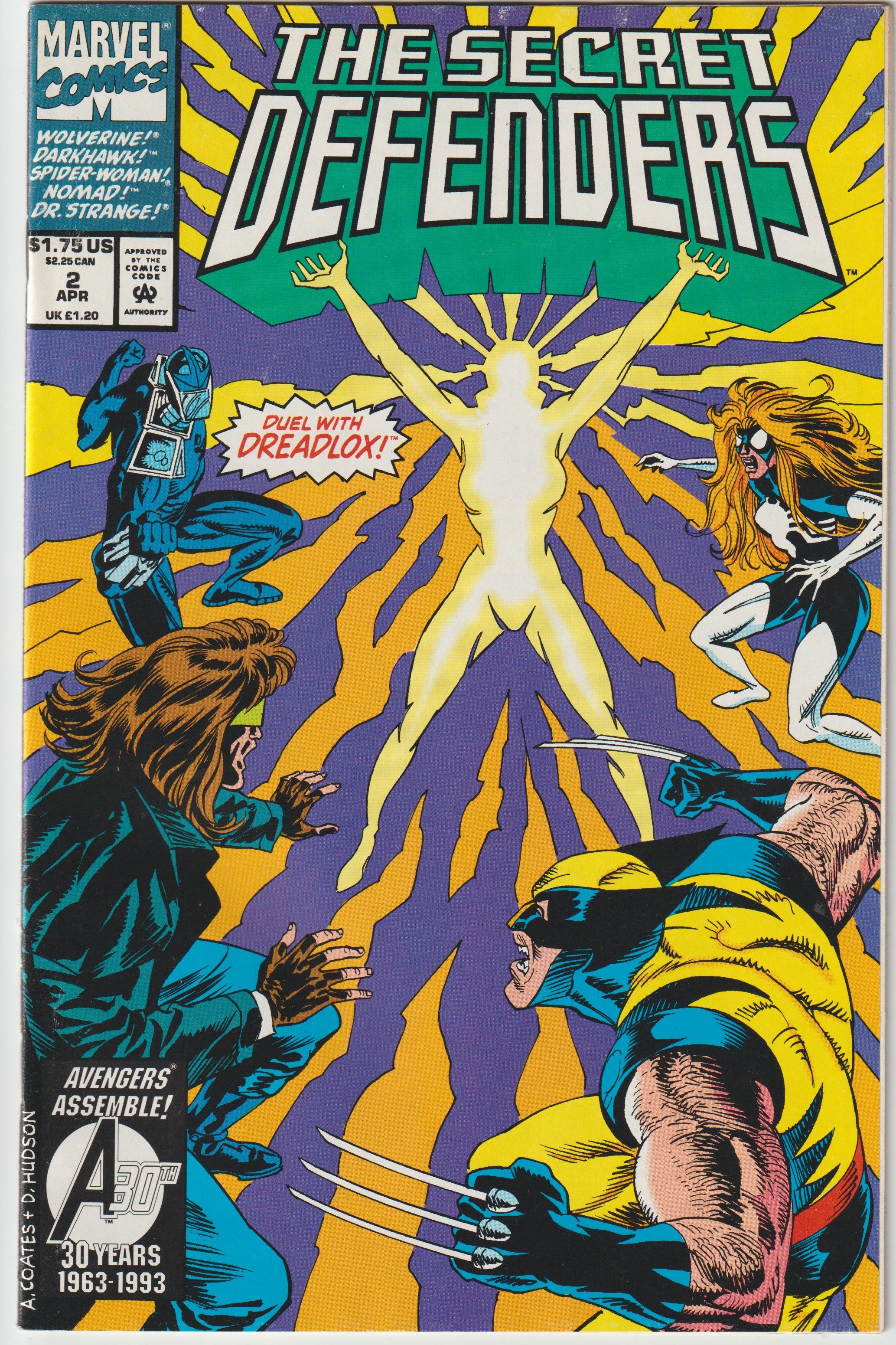 Secret Defenders #2 (1993) | Dragon's Lair Comics and Fantasy Houston TX