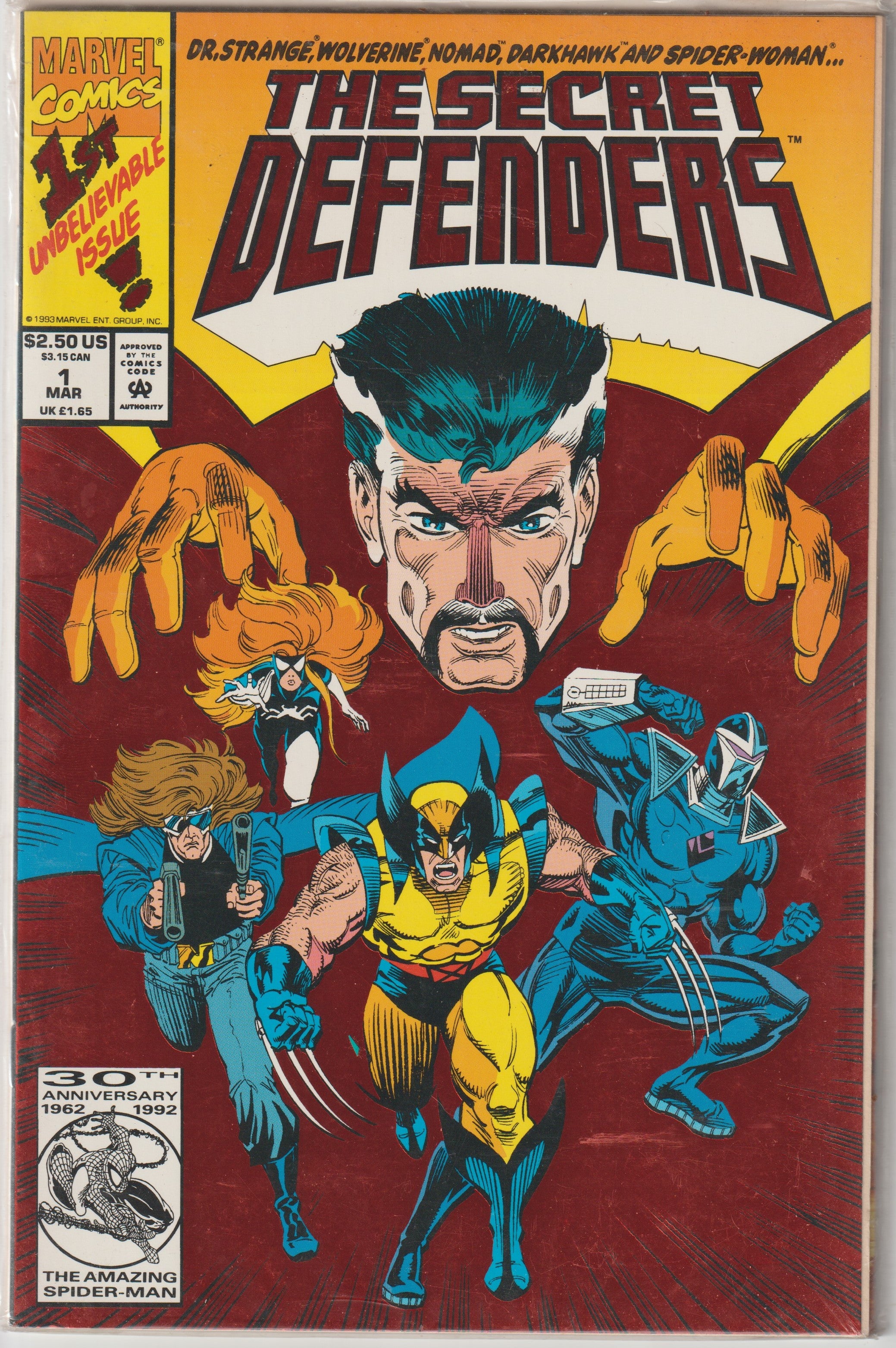 Secret Defenders #1 (1993) | Dragon's Lair Comics and Fantasy Houston TX