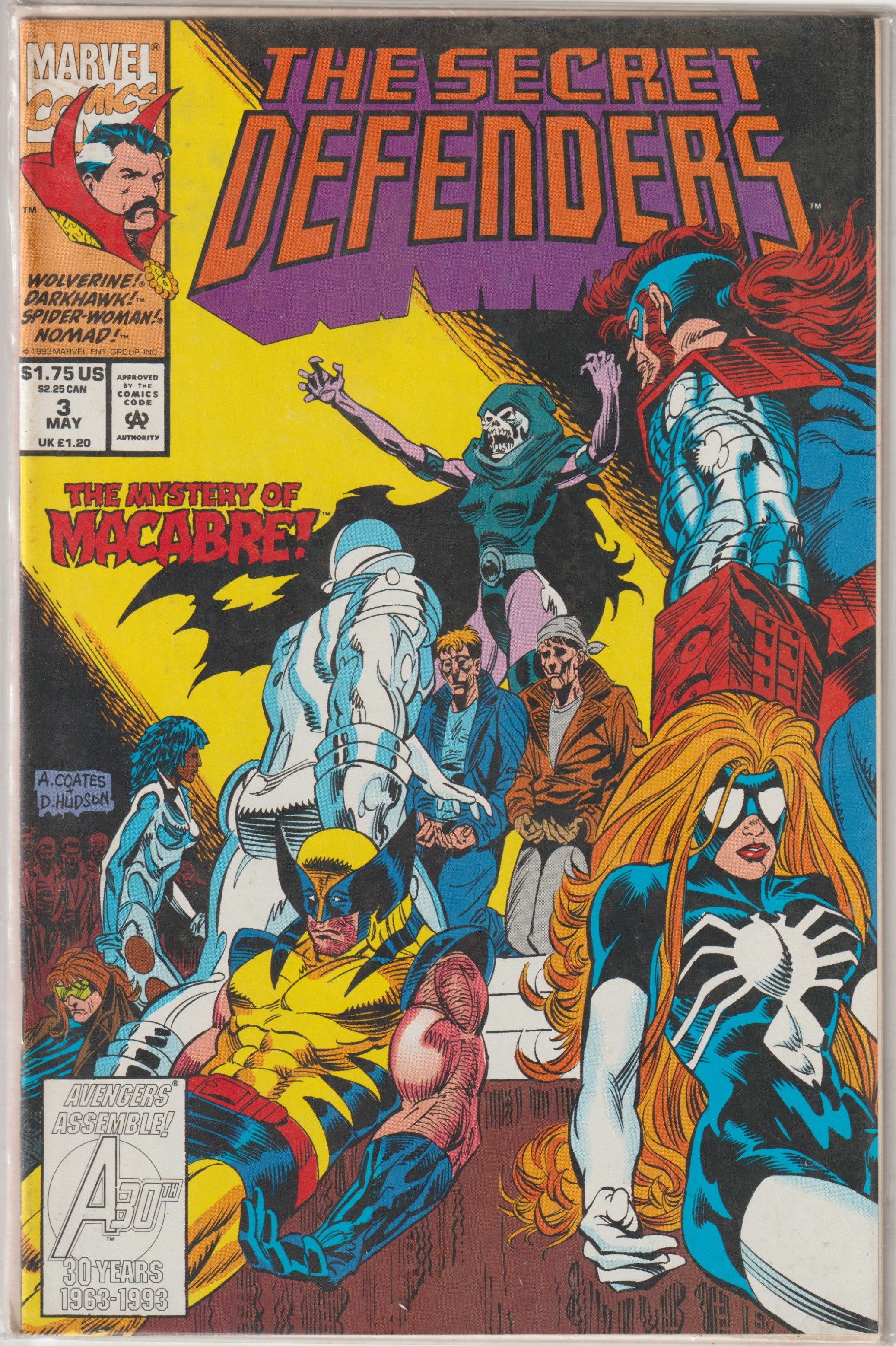 Secret Defenders #3 (1993) | Dragon's Lair Comics and Fantasy Houston TX