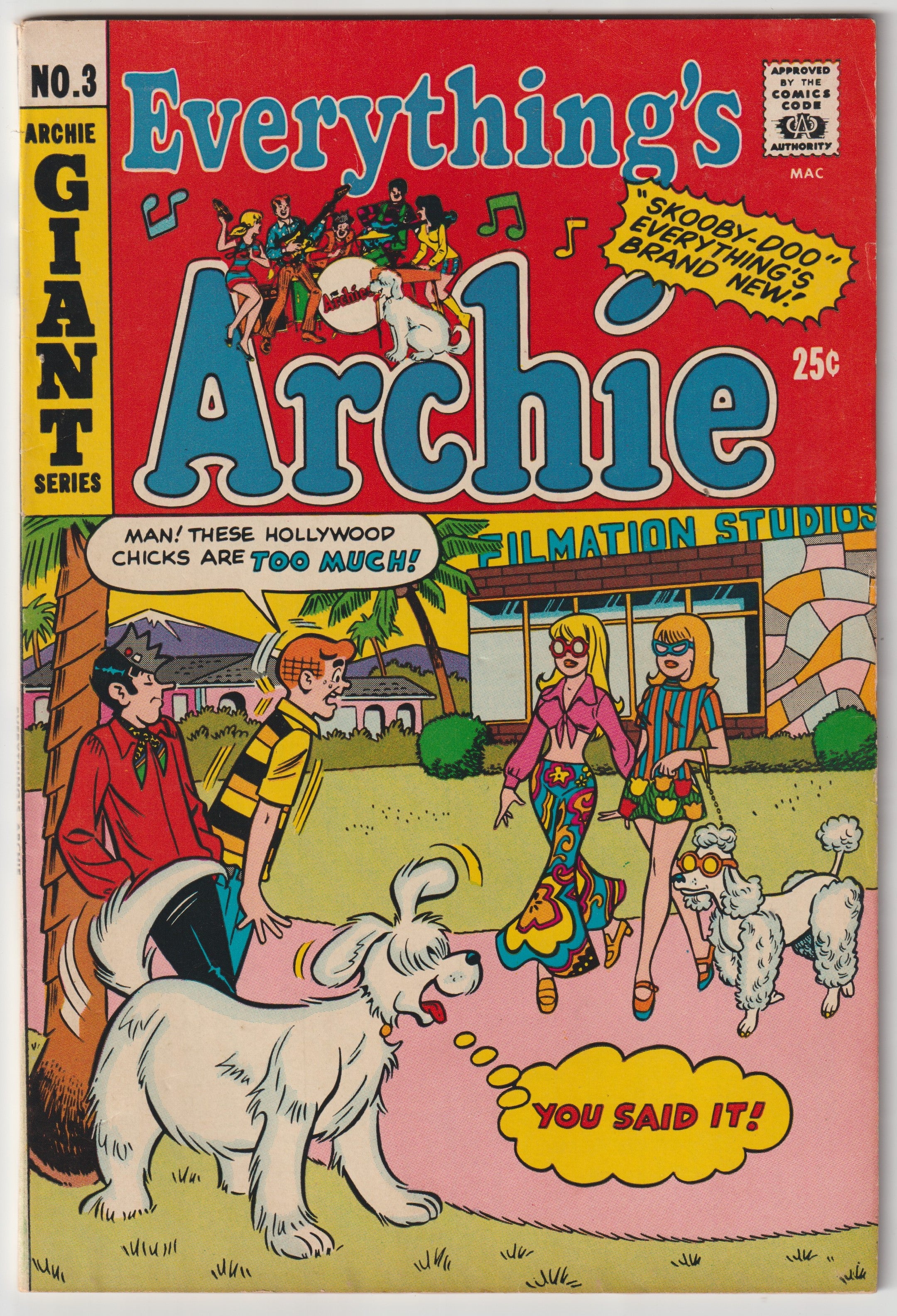 Everything's Archie #3 (1969) | Dragon's Lair Comics and Fantasy Houston TX
