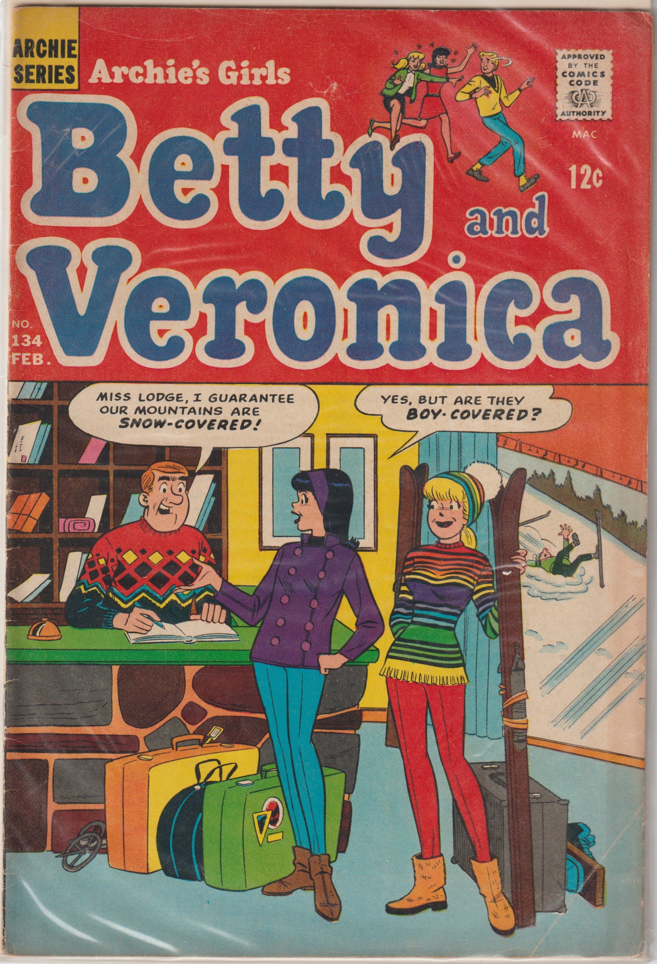 Archie's Girls Betty and Veronica  #134 (1967) | Dragon's Lair Comics and Fantasy Houston TX