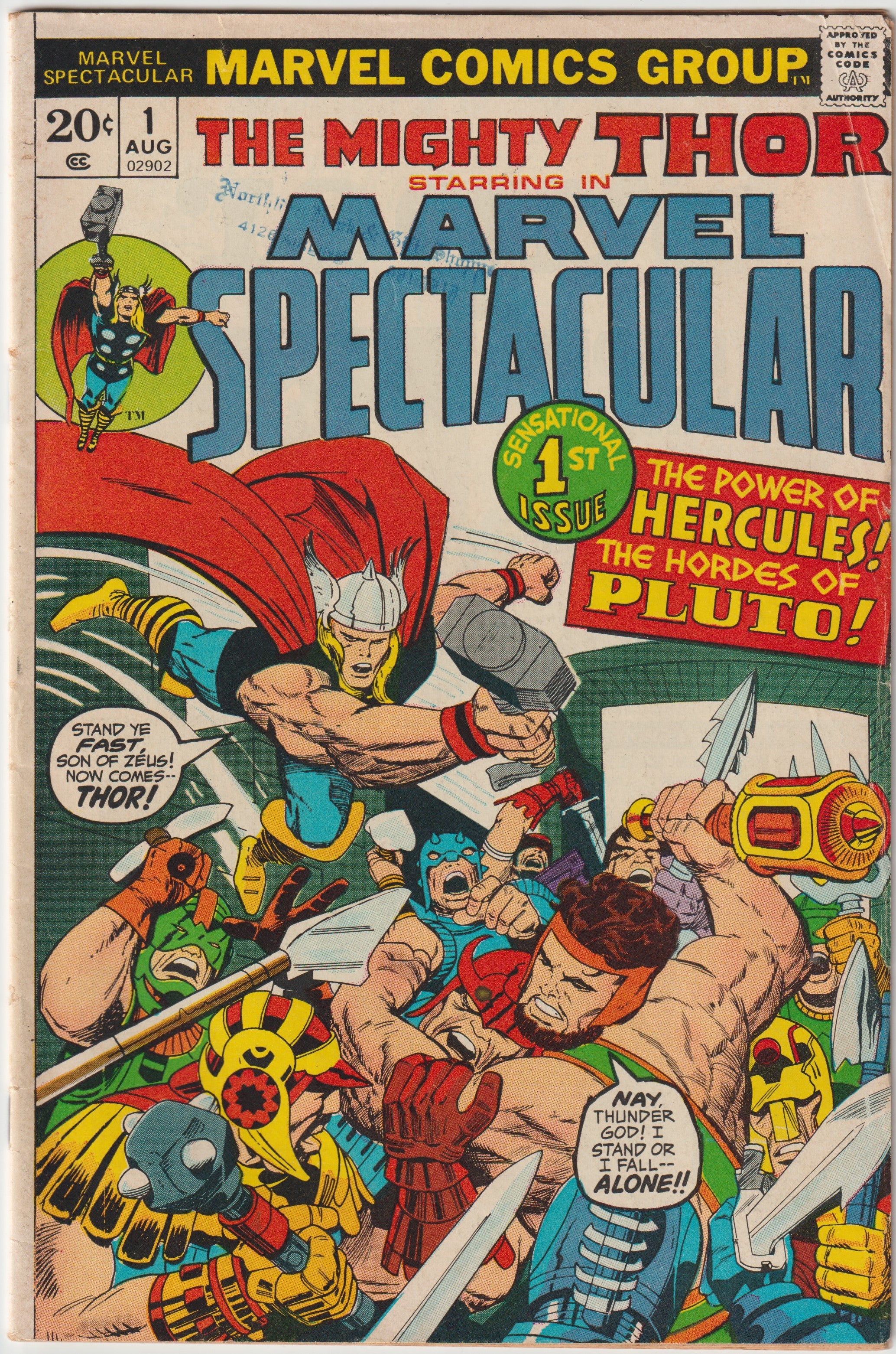 Marvel Spectacular #1 (1973) | Dragon's Lair Comics and Fantasy Houston TX