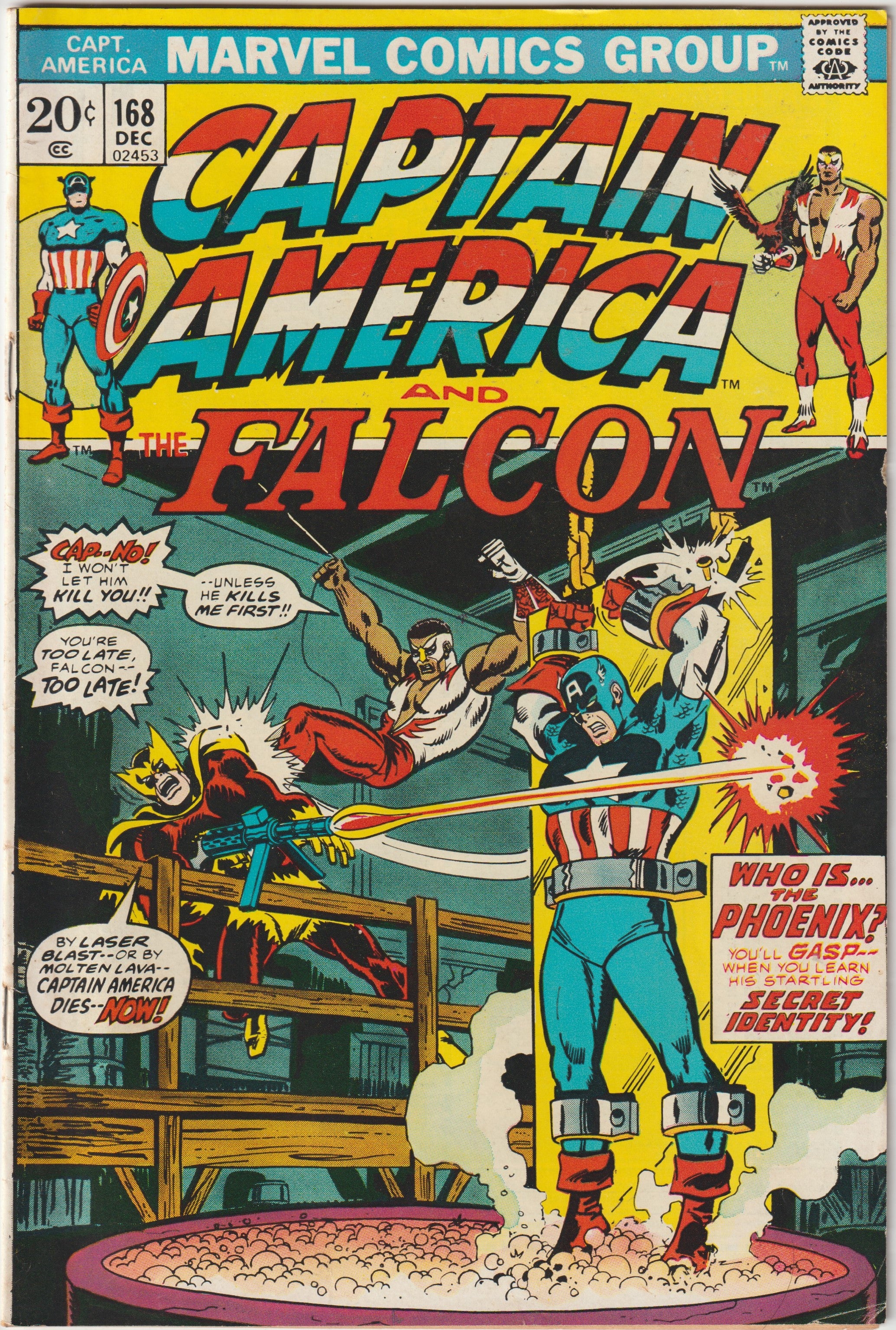 Captain America #168 (1973) | Dragon's Lair Comics and Fantasy Houston TX
