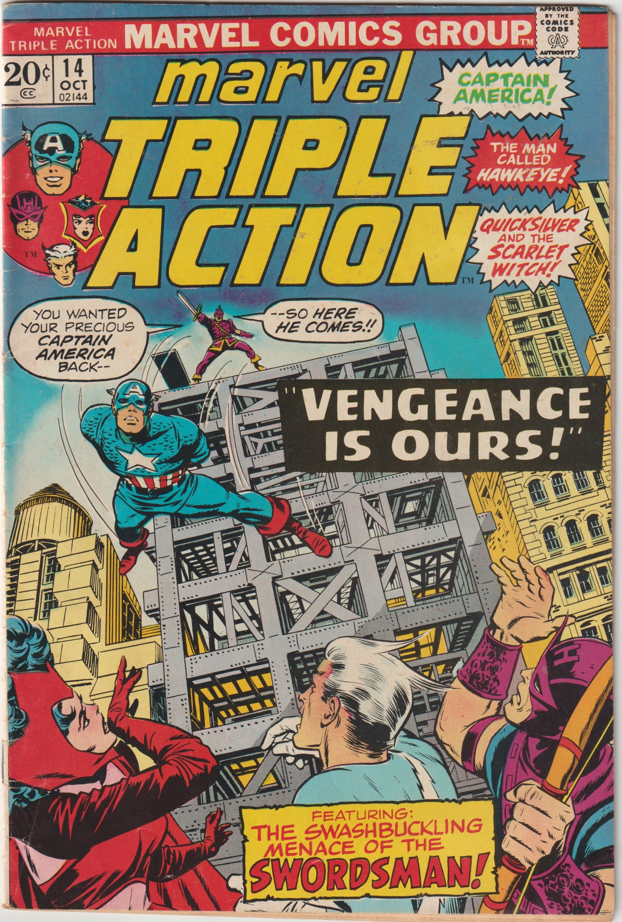 Marvel Triple Action #14 (1973) | Dragon's Lair Comics and Fantasy Houston TX
