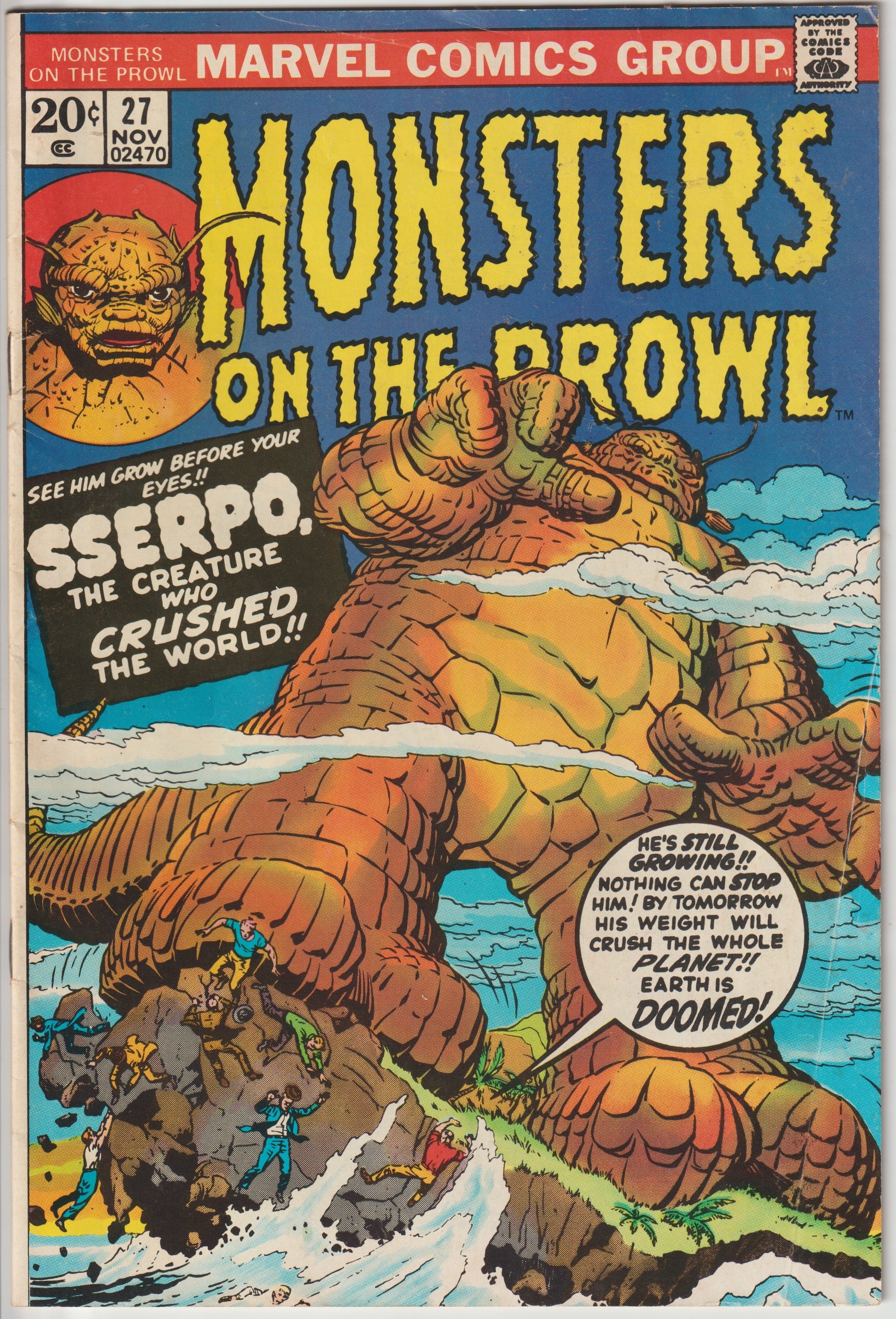 Monsters on the Prowl #27 (1974) | Dragon's Lair Comics and Fantasy Houston TX