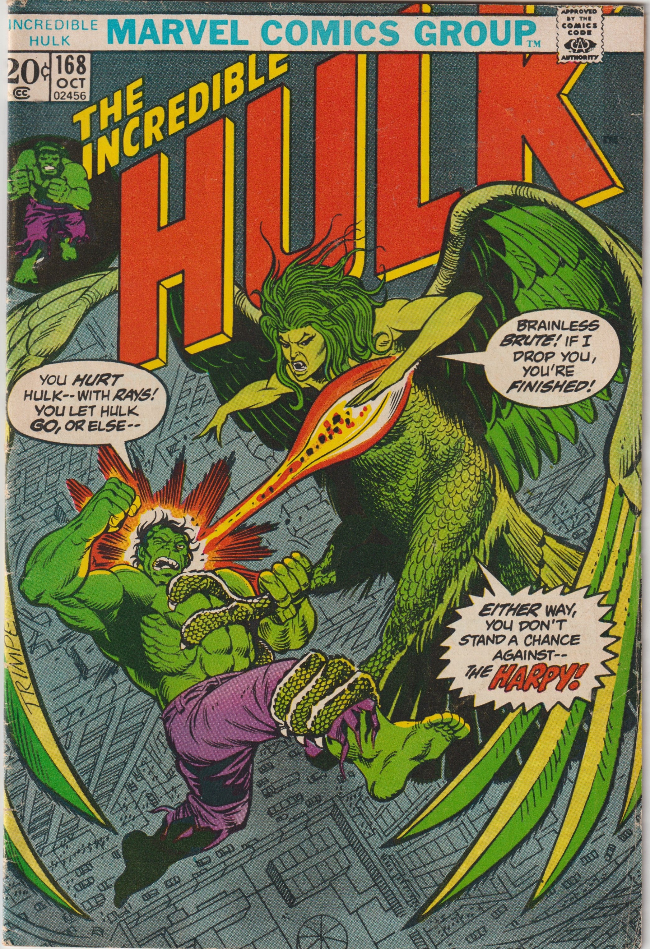 The Incredible Hulk #168 (1973) | Dragon's Lair Comics and Fantasy Houston TX