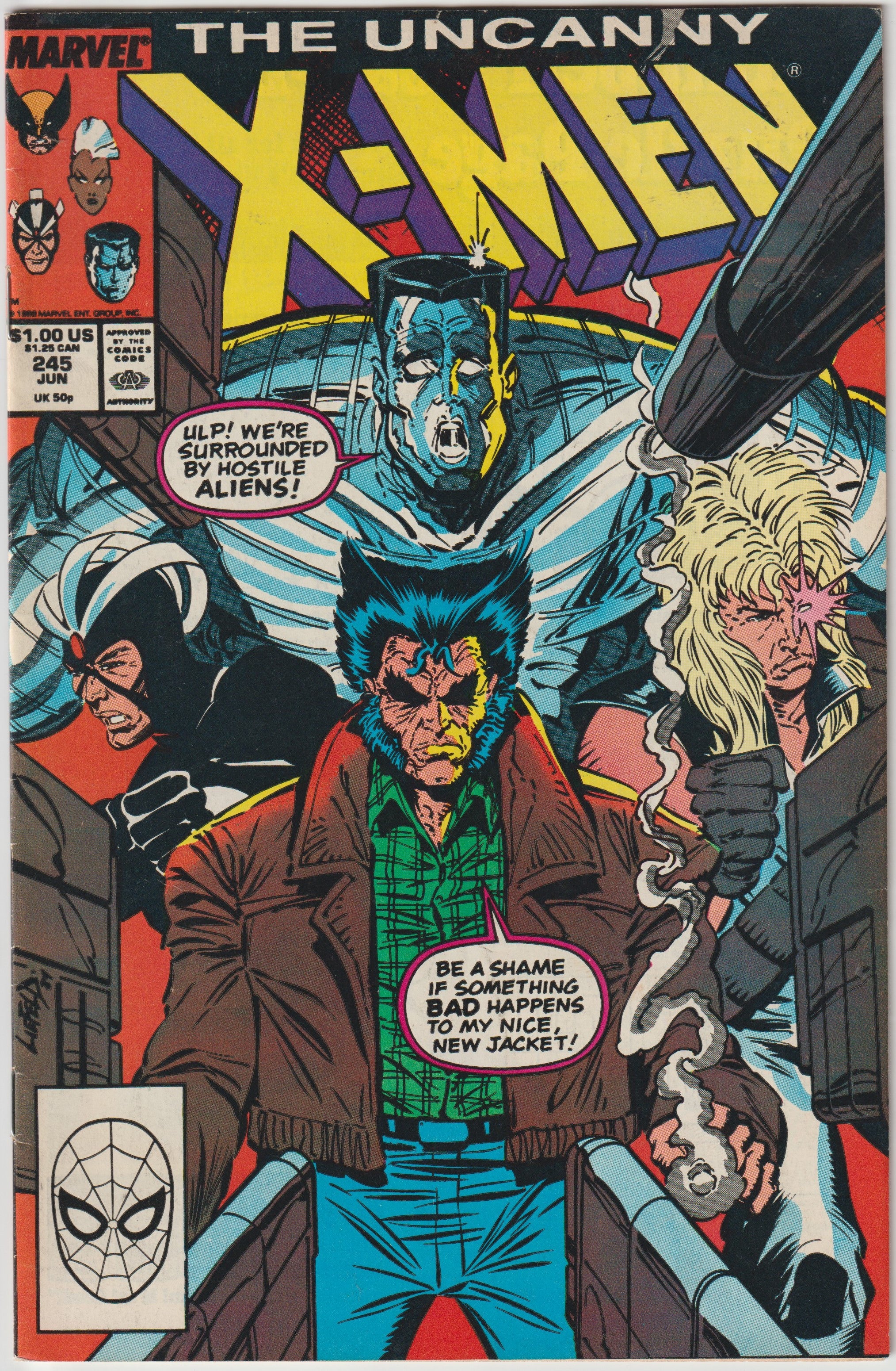 Uncanny X-men #245 (1989) | Dragon's Lair Comics and Fantasy Houston TX